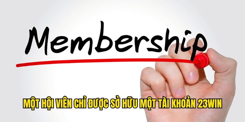 Điều khoản điều kiện 23WIN về tài khoản