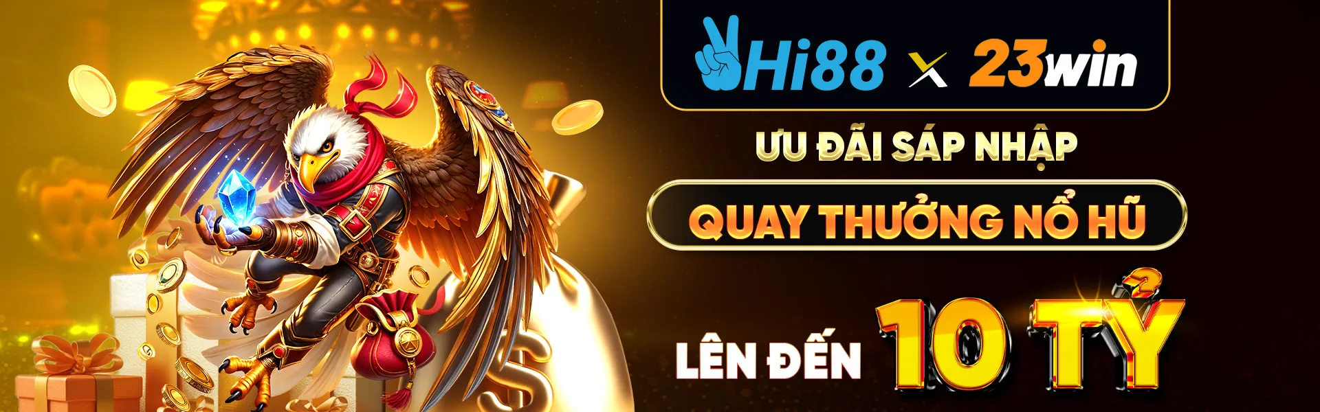 Ưu đãi sáp nhập 23win và Hi88